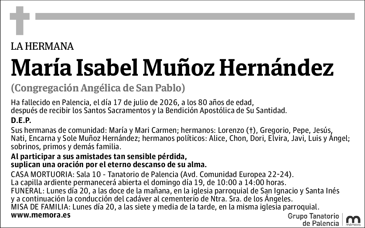 María Isabel Muñoz Hernández