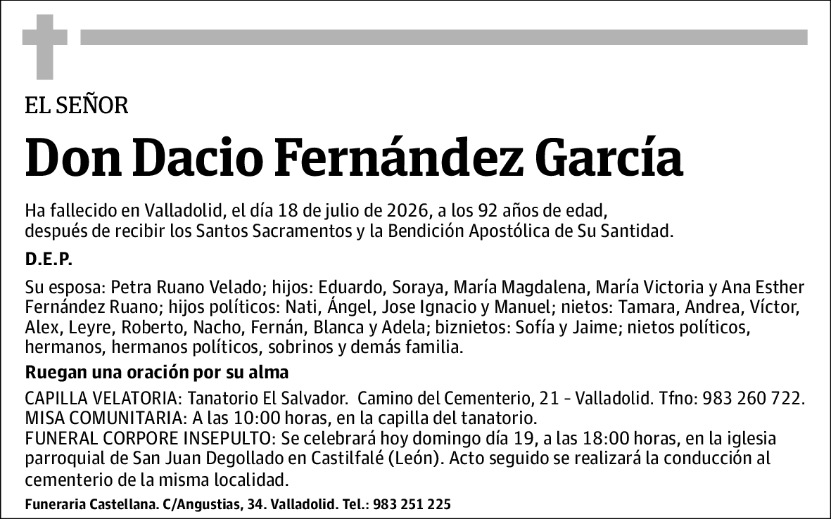 Dacio Fernández García