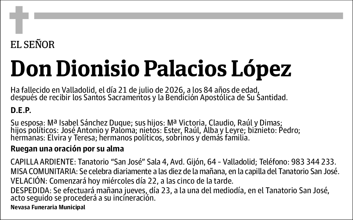 Dionisio Palacios López