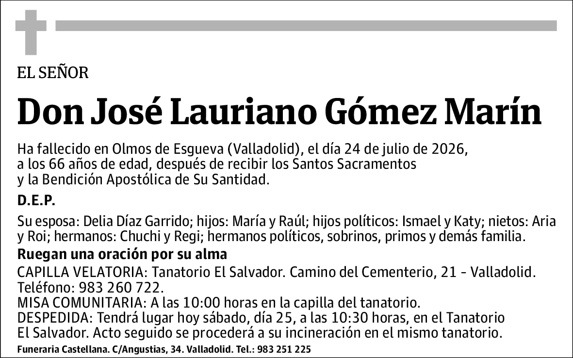 José Lauriano Gómez Marín