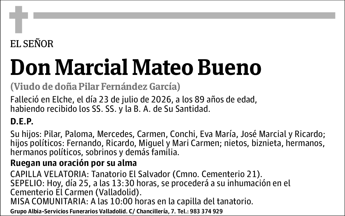 Marcial Mateo Bueno