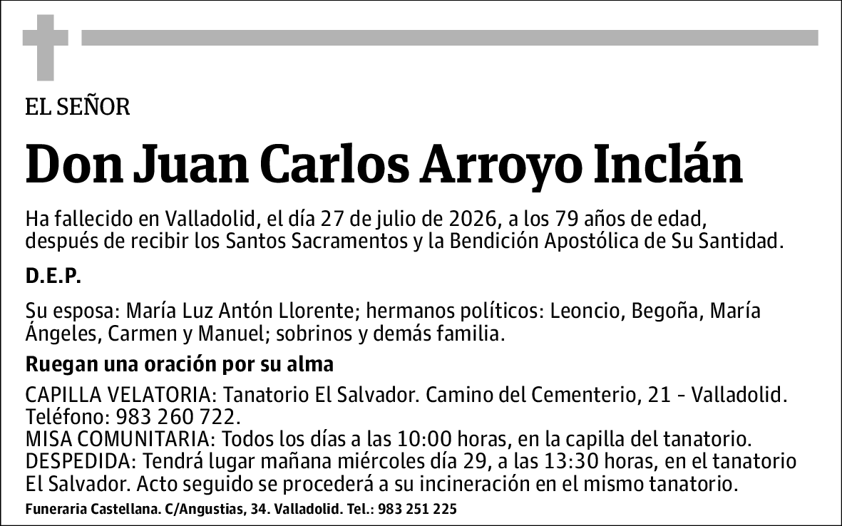 Juan Carlos Arroyo Inclán