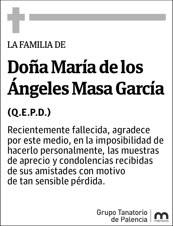 María de los Ángeles Masa García