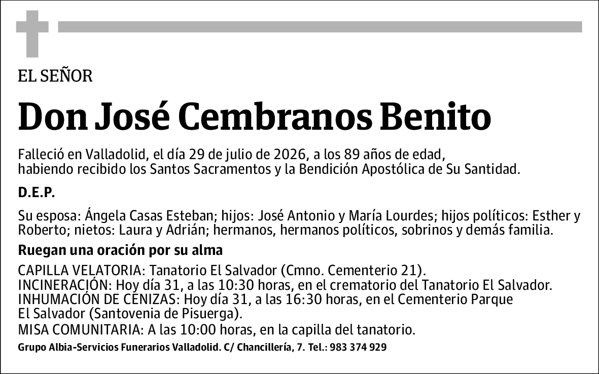 José Cembranos Benito