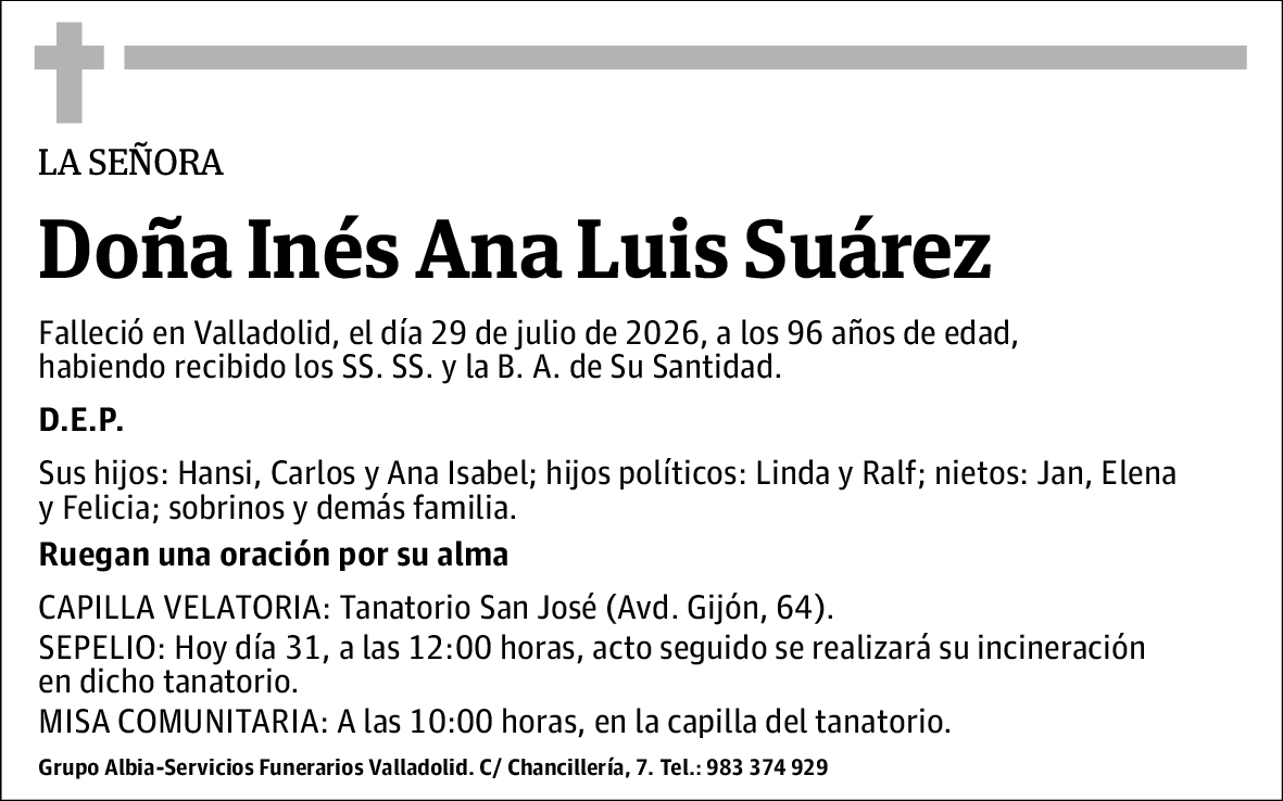 Inés Ana Luis Suárez