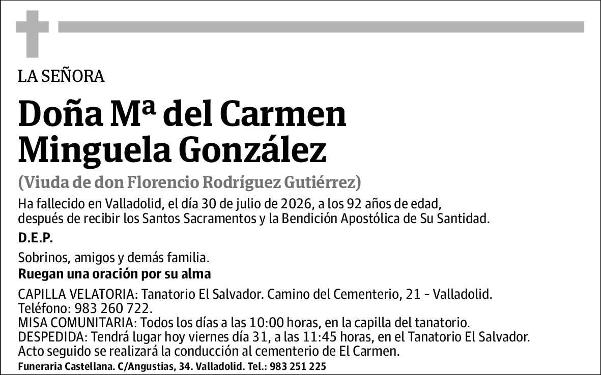 María del Carmen Minguela González