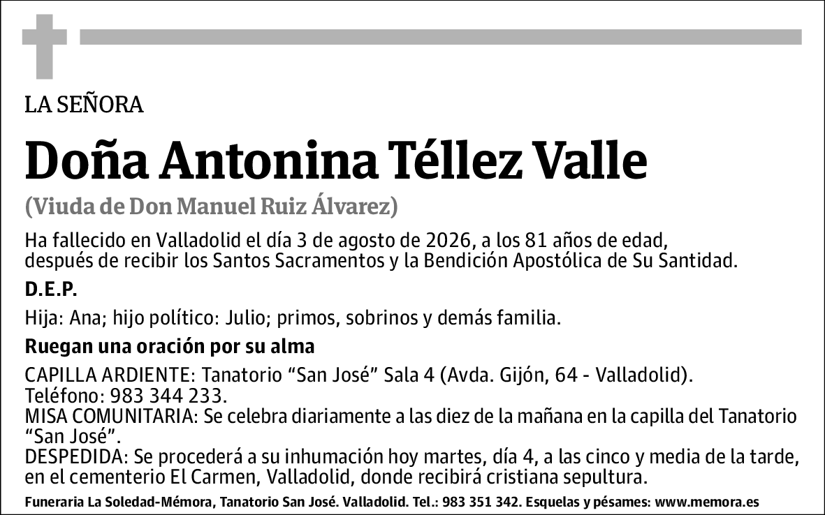 Antonina Téllez Valle