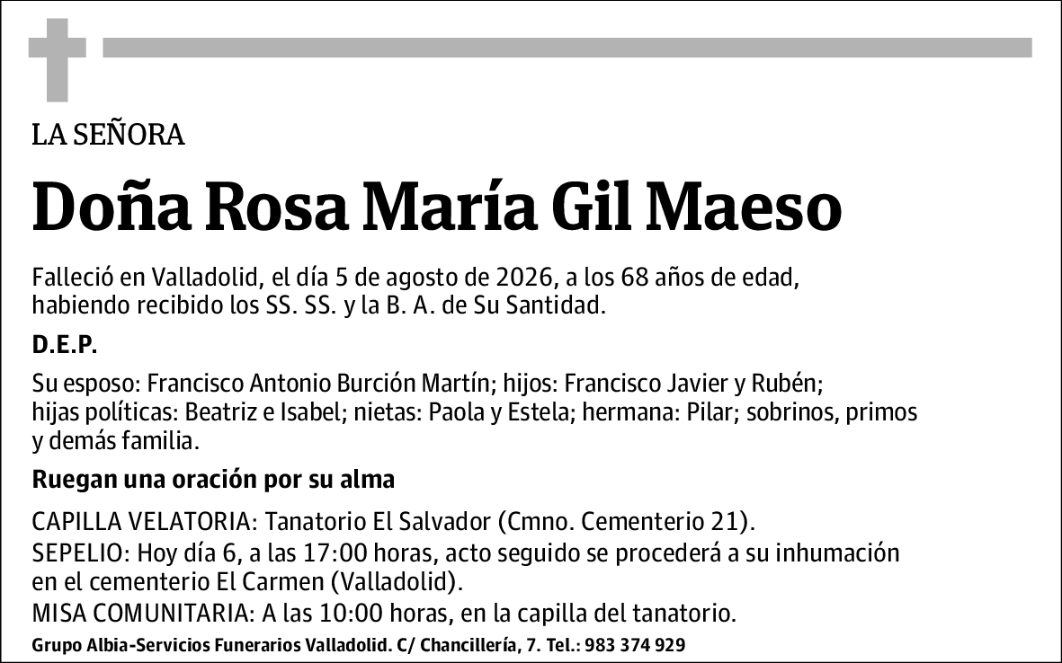 Rosa María Gil Maeso