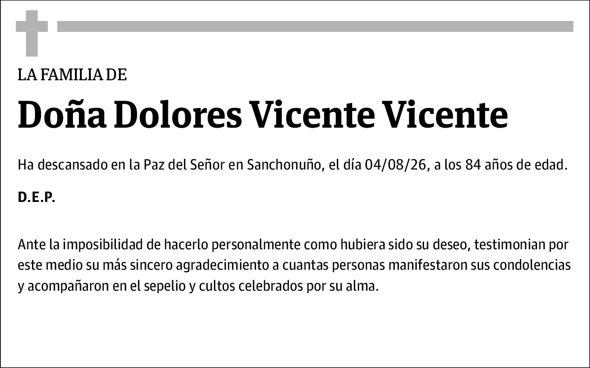Dolores Vicente Vicente