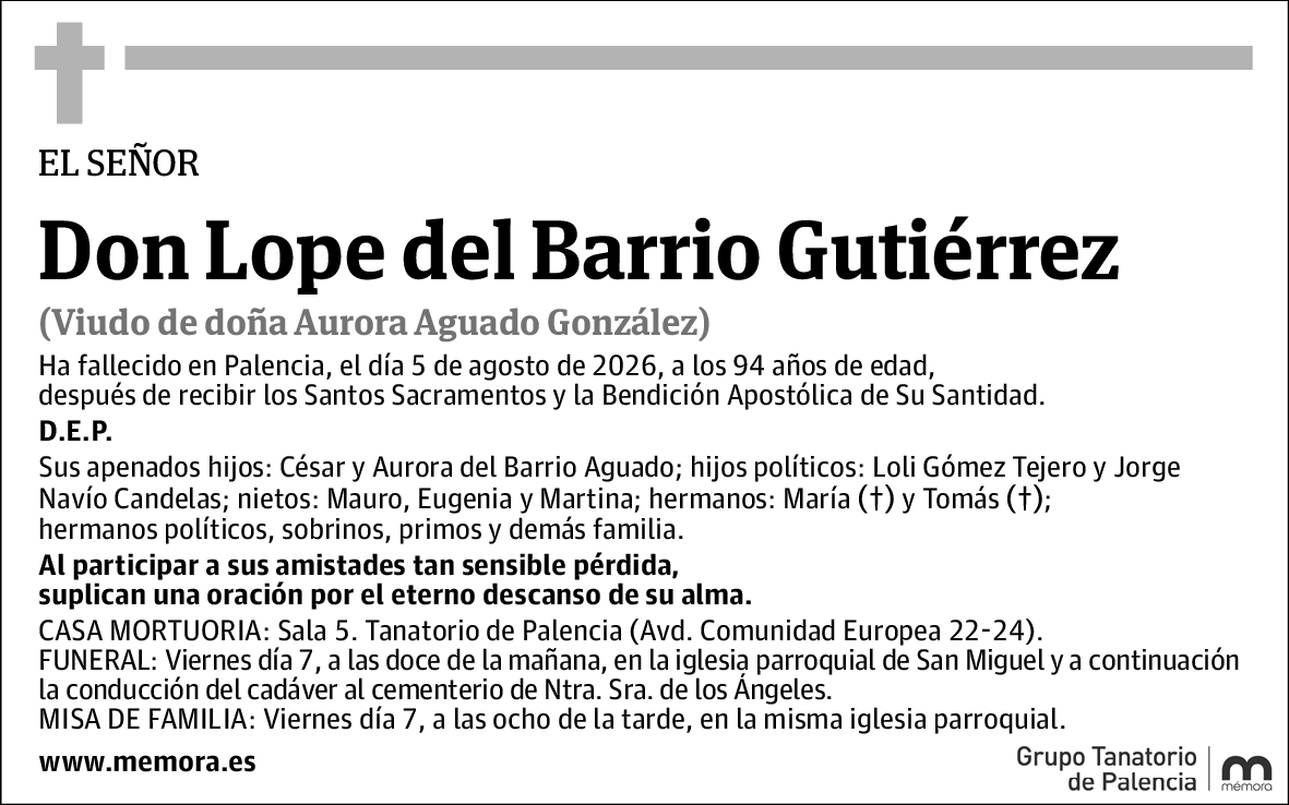 Lope del Barrio Gutiérrez
