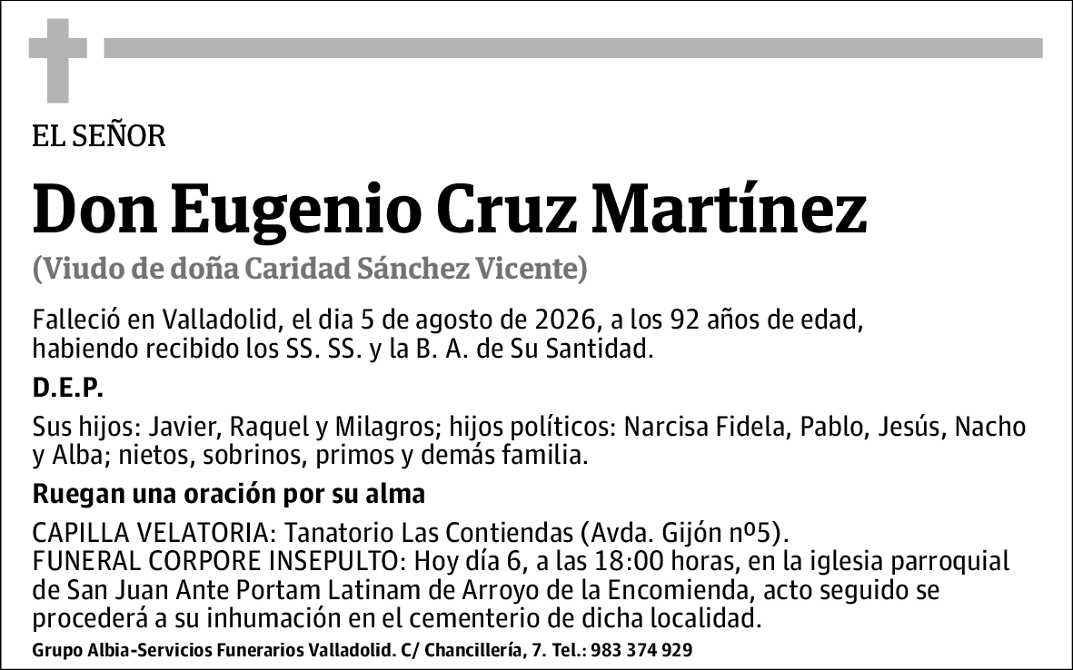 Eugenio Cruz Martínez