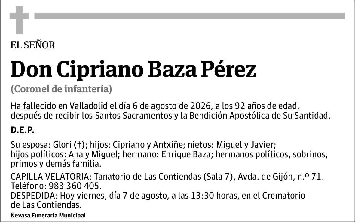 Cipriano Baza Pérez