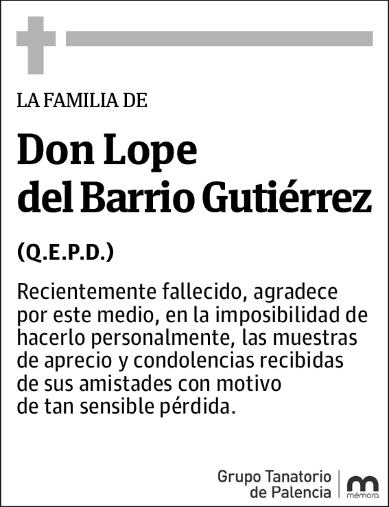 Lope del Barrio Gutiérrez
