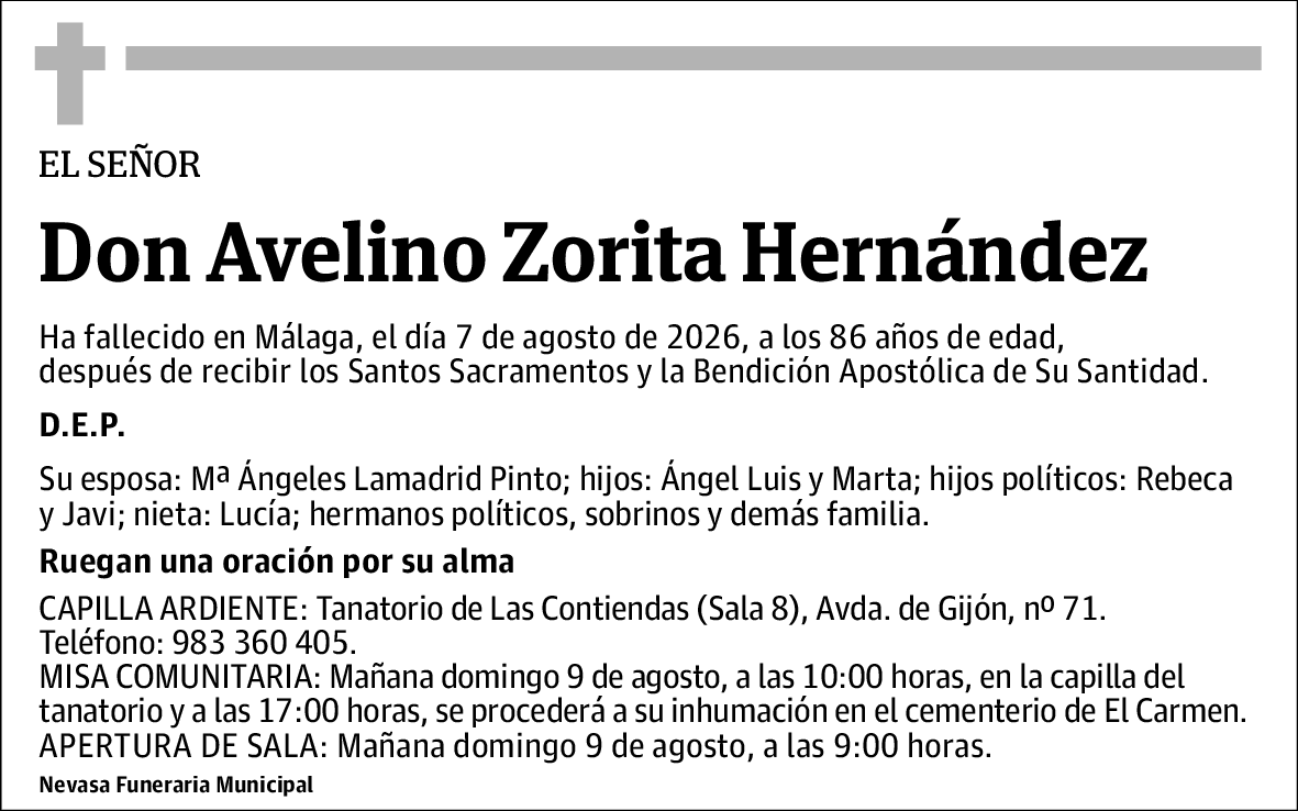 Avelino Zorita Hernández