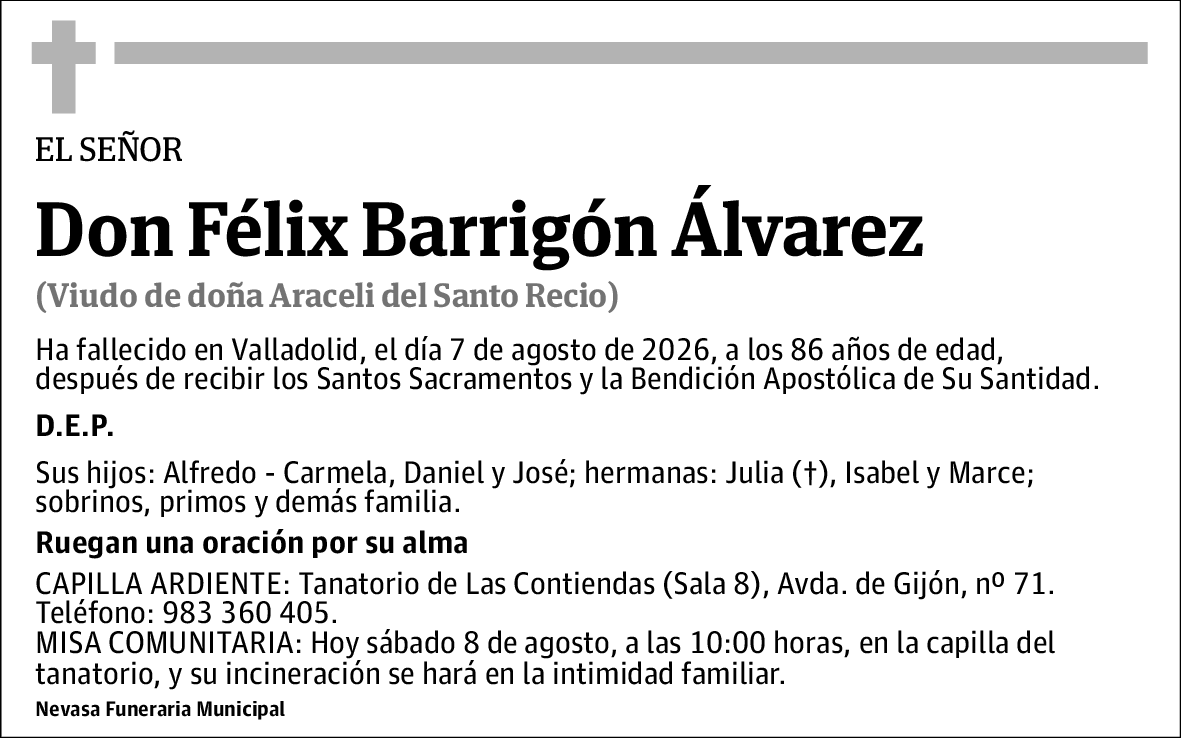 Félix Barrigón Álvarez