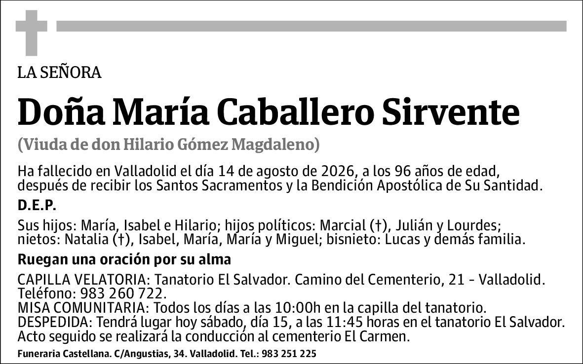 María Caballero Sirvente