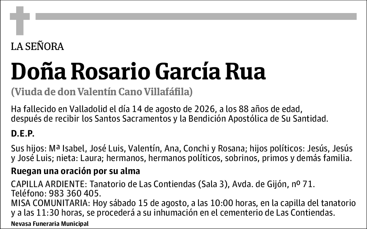 Rosario Garciá Rua