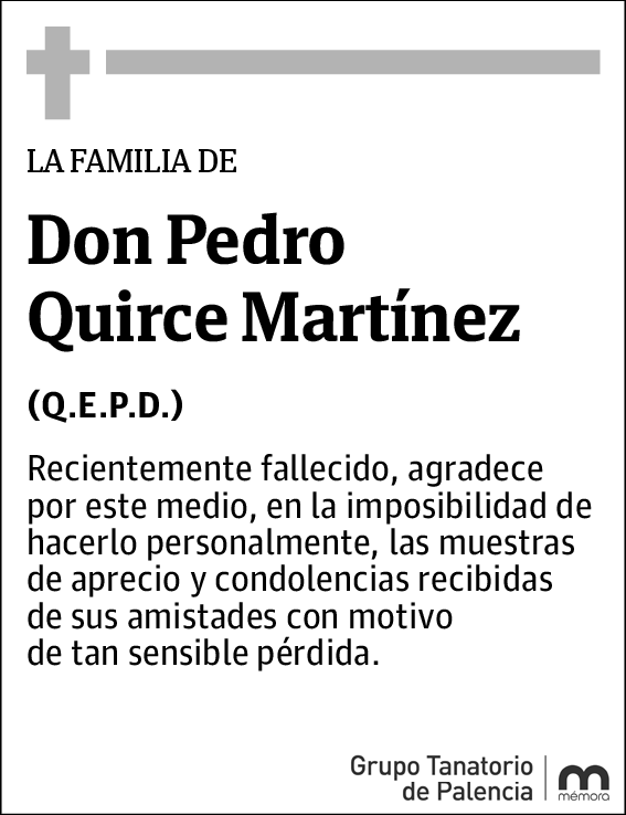 Pedro Quirce Martínez