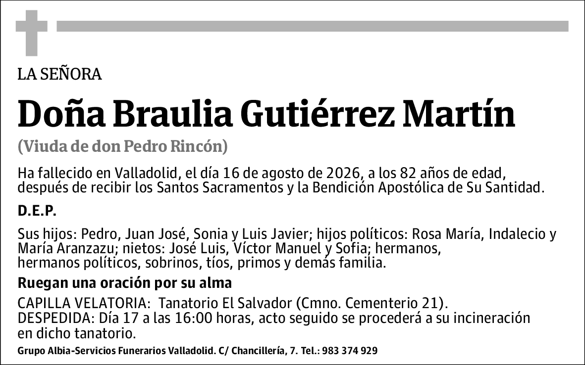 Braulia Gutiérrez Martín