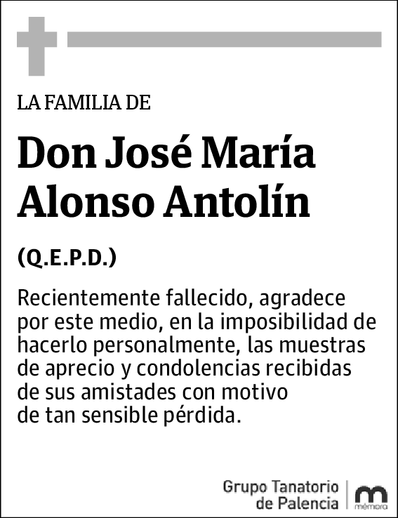 José María Alonso Antolín