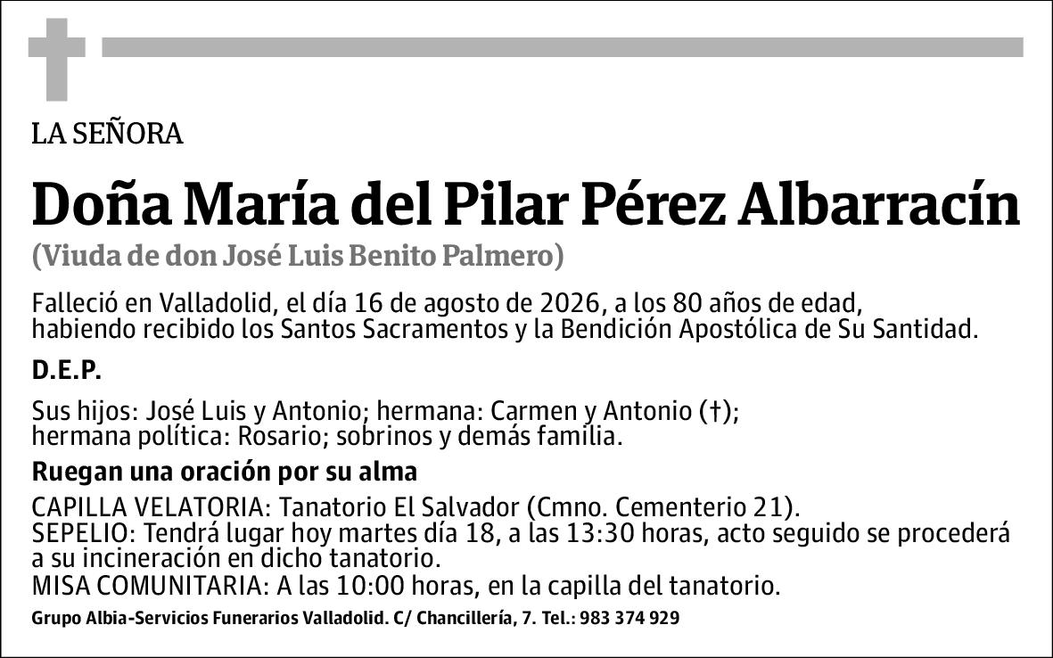 Maria del Pilar Pérez Albarracín