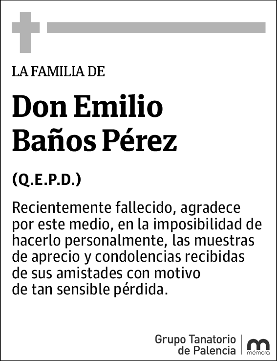 Emilio Baños Pérez