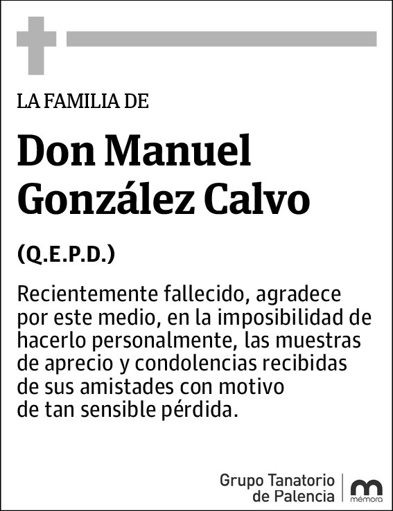 Manuel González Calvo