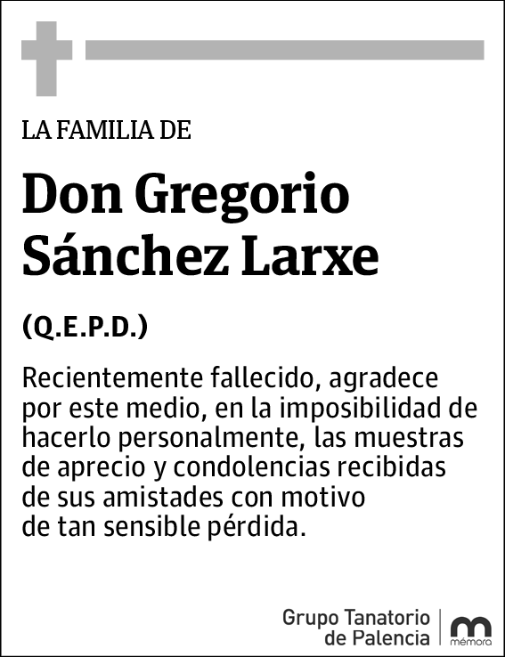Gregorio Sánchez Larxe