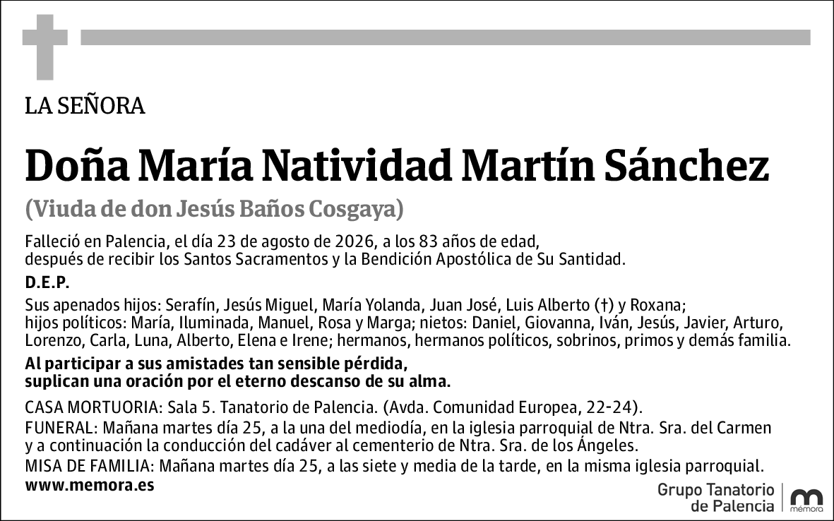 María Natividad Martín Sánchez