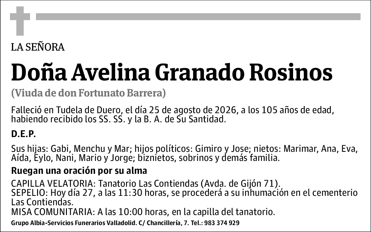 Avelina Granado Rosinos