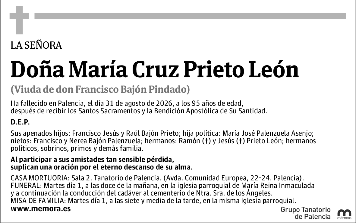 María Cruz Prieto León
