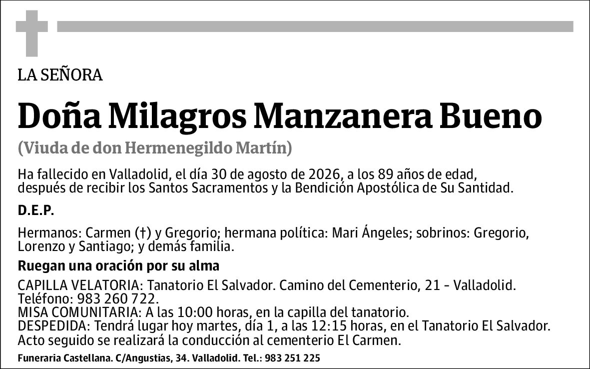 Milagros Manzanera Bueno