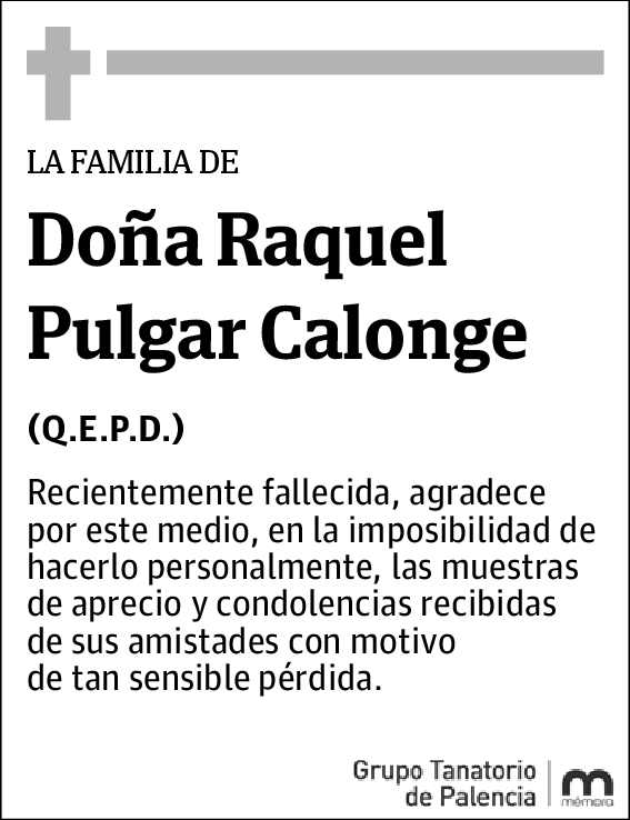 Raquel Pulgar Calonge
