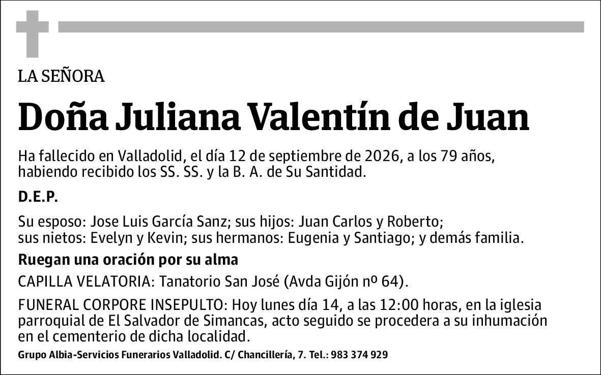 Juliana Valentín de Juan