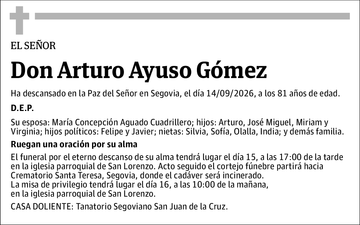 Arturo Ayuso Gómez