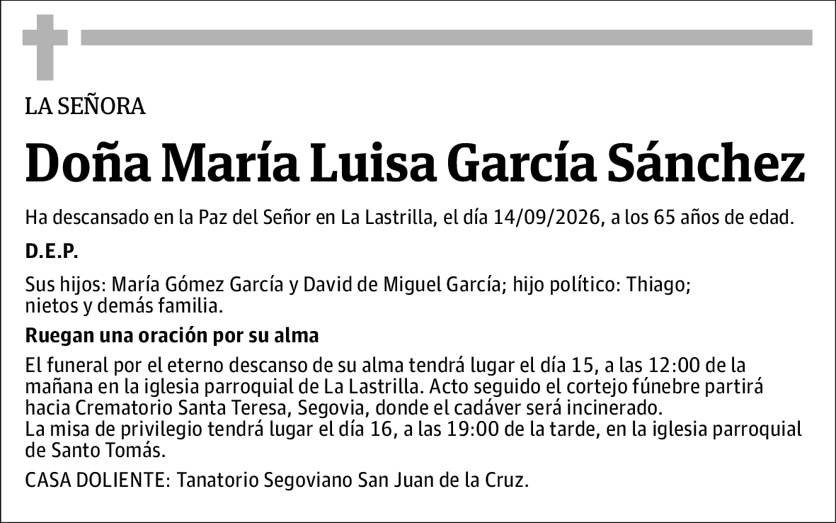 María Luisa García Sánchez