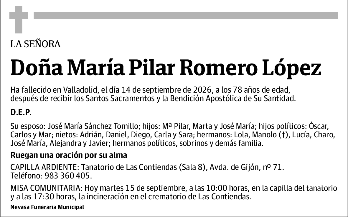 María Pilar Romero López