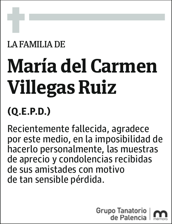María del Carmen Villegas Ruiz