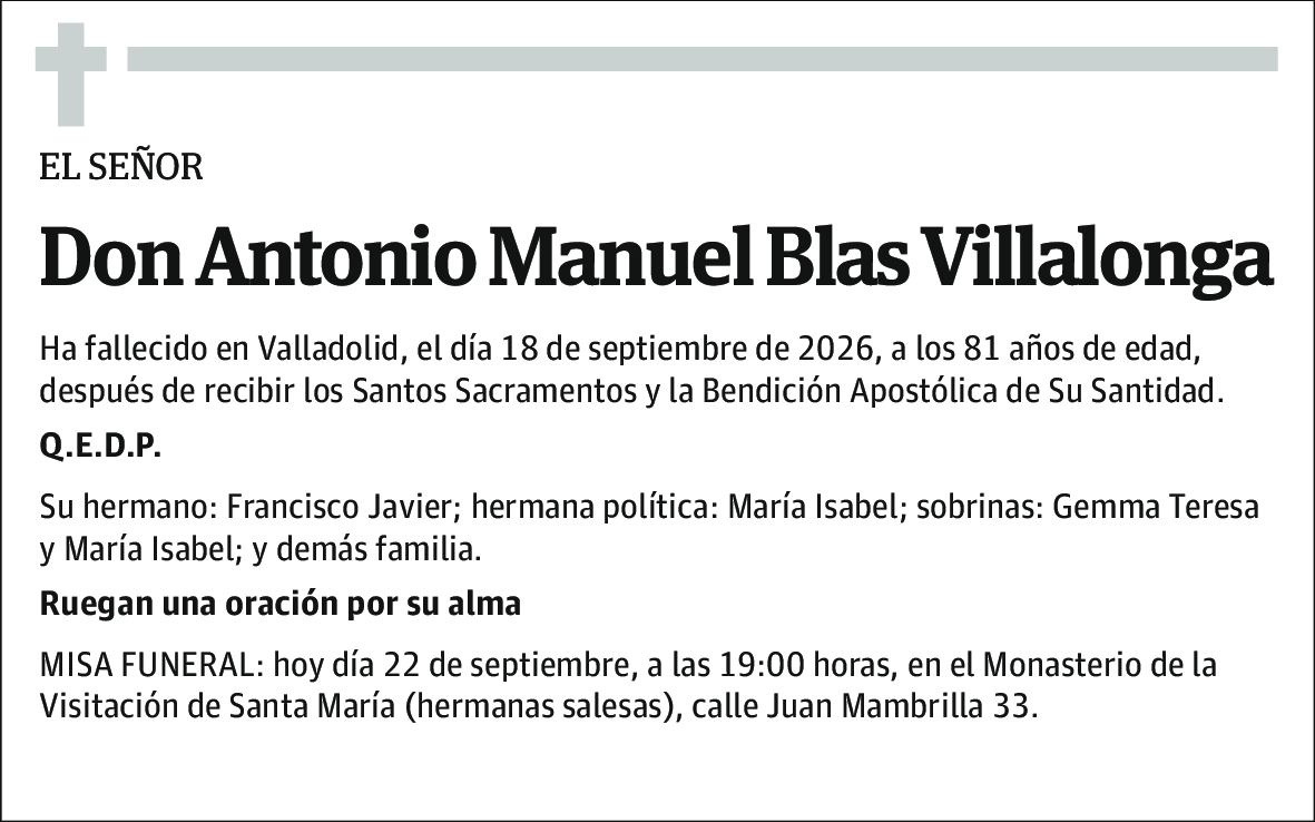 Antonio Manuel Blas Villalonga