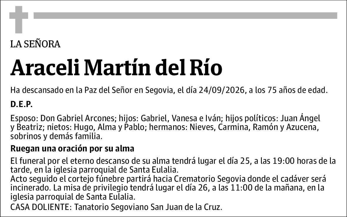 Araceli Martín del Río