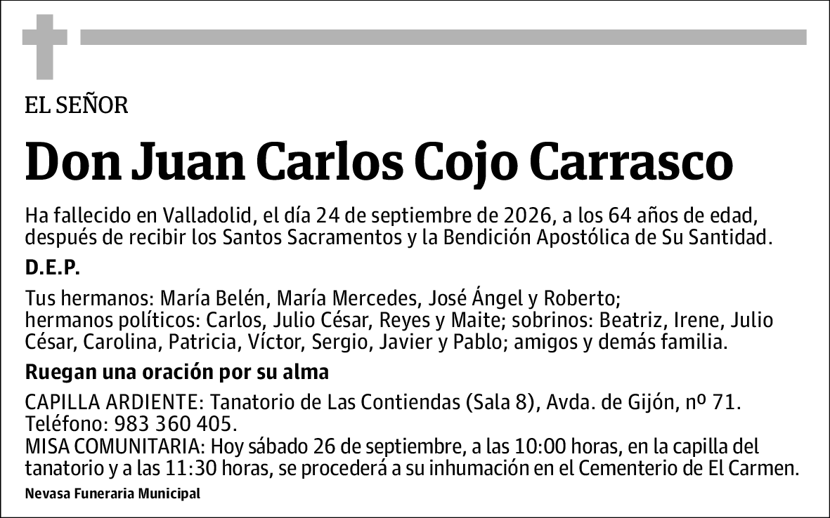 Juan Carlos Cojo Carrasco