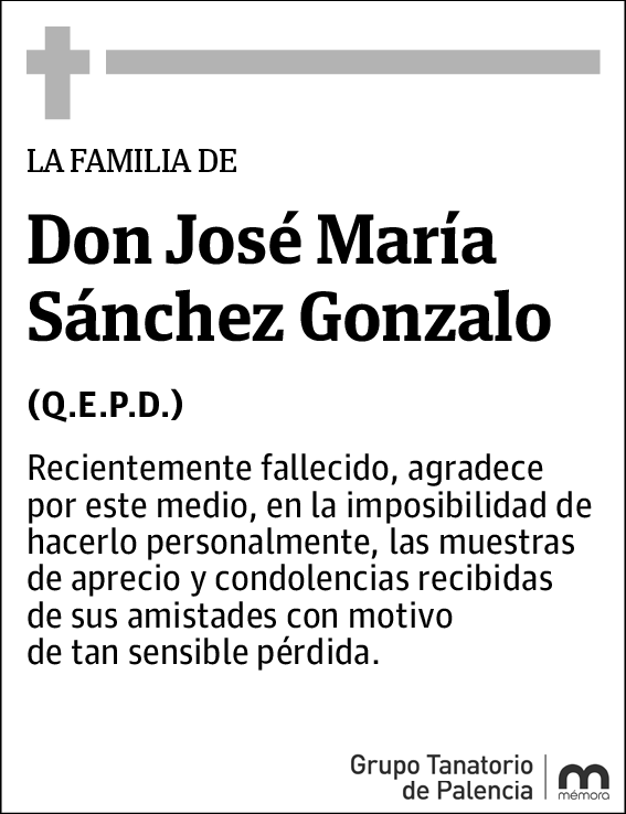 José María Sánchez Gonzalo
