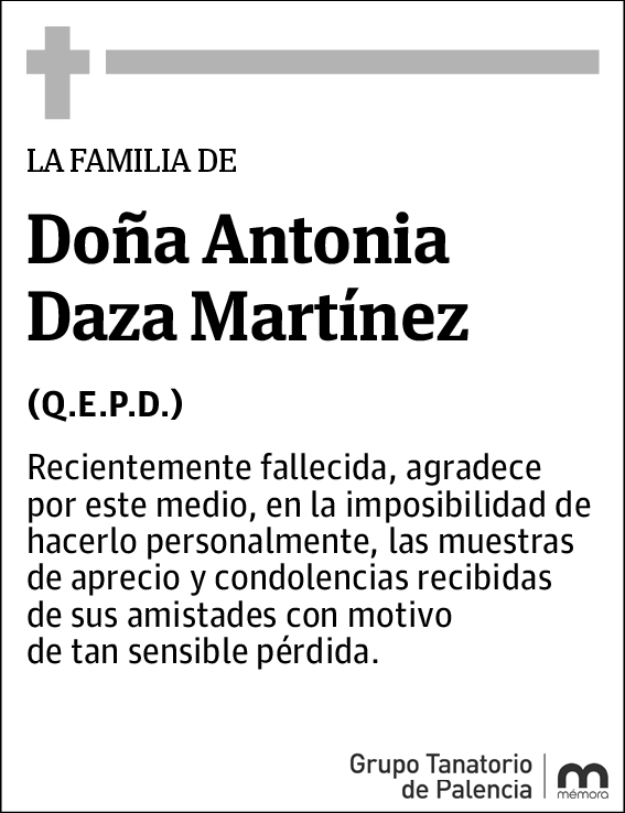 Antonia Daza Martínez