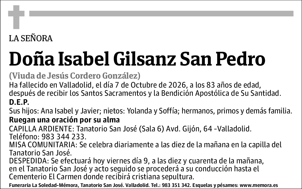 Isabel Gilsanz San Pedro