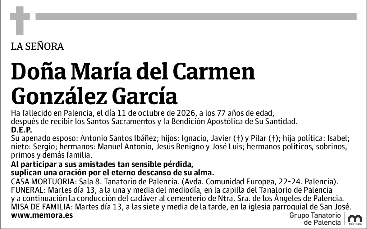 María del Carmen González García