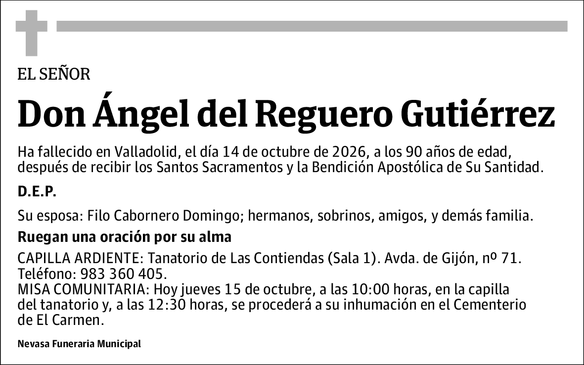 Ángel del Reguero Gutiérrez