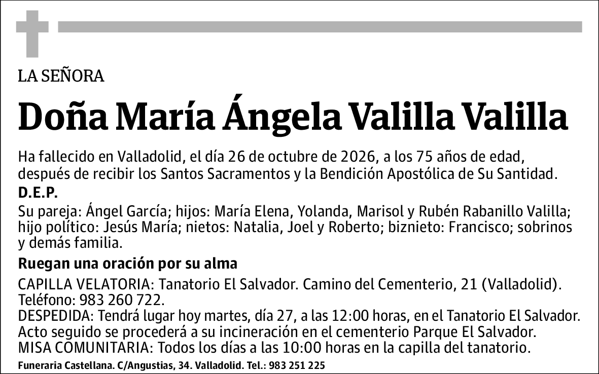 María Ángela Valilla Valilla