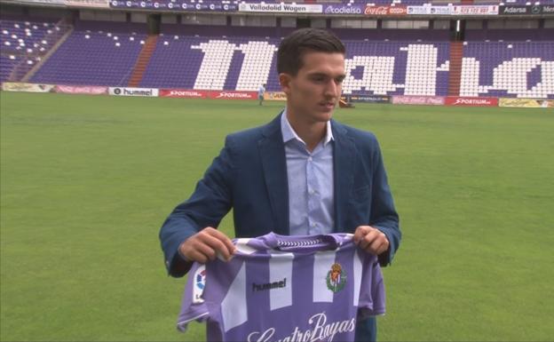 Cotán: «Tenía ganas de venir al Real Valladolid»
