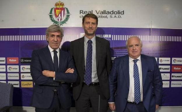 Carlos Suárez presenta a dos nuevos vicepresidentes para acelerar el crecimiento del Real Valladolid