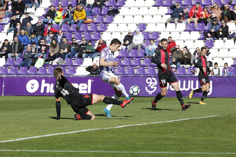 El Real Valladolid gana al Reus por un gol de Jaime Mata